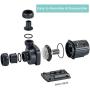 Hygger 1720GPH Quiet Submersible and External 24V Water Pump, with Controller (30%-100% Settings), Powerful Return Pump for Fish Tanks, Aquariums, Ponds, Fountains, Sump, Hydroponics (55W, 14.8ft)