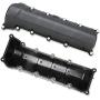 MITZONE Left and Right Side Valve Covers with Gaskte and Bolts Compatible with 2001-2007 Dodge Ram 1500 Durango Dakot Jeep Commander Grand Cherokee 4.7L V8 Replace # 53021828AA 53021829AD