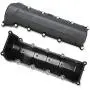 MITZONE Left and Right Side Valve Covers with Gaskte and Bolts Compatible with 2001-2007 Dodge Ram 1500 Durango Dakot Jeep Commander Grand Cherokee 4.7L V8 Replace # 53021828AA 53021829AD