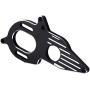 Aluminum Motor Mount for Arrma Granite Mega Typhon/Big Rock/Senton 3S Outcast/Kraton 4S Models RC Car Monster Truck Buggy Replacement (Black)