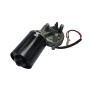 BEMONOC High Torque PMDC Right Angle Gear Motor 12V Reversible 50 RPM (Right Gear-Box) with Threaded Shaft