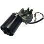 BEMONOC High Torque 24V DC Electric Reversible Gear Motor 50 RPM Right Angle Thread Shaft for Volume Gate Garage Door