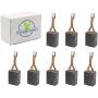 Fat Dragon GOLF Motor Brush Set 3.7HP Fits Club Car V6 and V8#102938601 (8 Pcs)