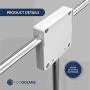 Five Oceans FO1586 Rail-Mount Outboard Motor Bracket, Up to 80 lb and 1 inch (25.4mm) Rail Diameter, UV-Stabilized Polypropylene, Stainless Steel Hardware Included