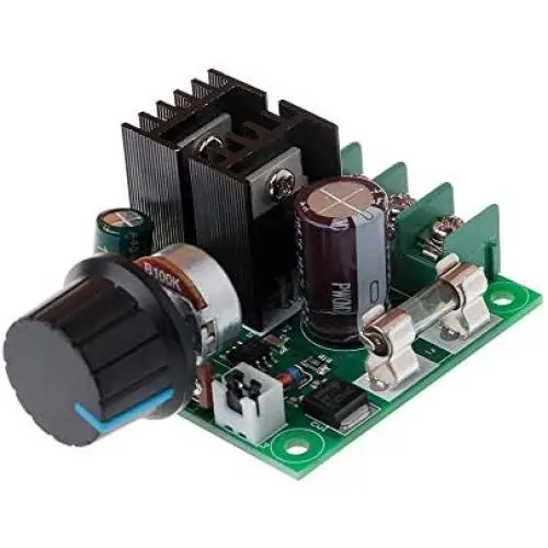 Stayhome 1pcs 9V-50V 10A PWM DC Motor Speed Controller with Knob Adjustable Speed Regulator
