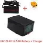 24V 12.5Ah pour Vélo Électrique, Compatible avec Moteurs 700W, 500W, 350W - Batterie Lithium-ion 12500mAh + BMS 20A + Chargeur 24V 12.5Ah pour Vélo Électrique, Compatible avec Moteurs 700W, 500W, 350W - Batterie Lithium-ion 12500mAh + BMS 20A + Chargeur