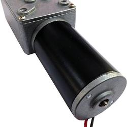 Tsinymotor 12vdc High-torque DC Electric Worm Gear Motor with Gearbox (12V-35RPM/MIN)