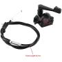 Thumb Accelerator Controller Throttle Wire Cable Assembly Fit For Motorcycle ATV Dirt Bike for thumb throttle quad moto 4 200 thumb throttle thumb throttle cable 87 suzuki lt230 thumb throttle assembl
