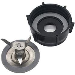 Replacement 4961 Ice Crusher Blade with Blender Jar Bottom Cap, 2 Rubber O Ring Sealing Ring Gaskets Combo,Compatible with Oster Classic Series blender & Oster osterizer blender