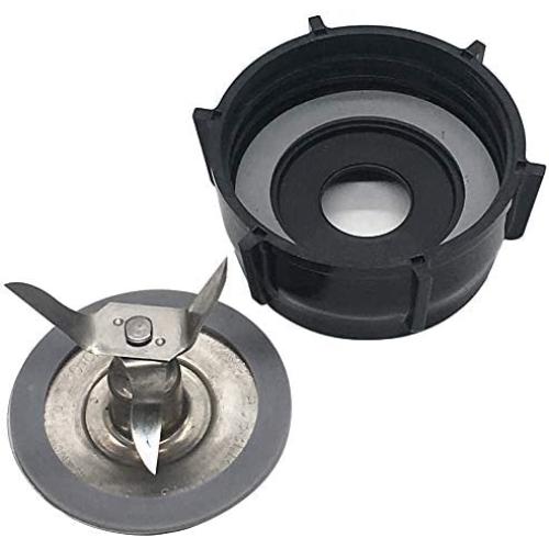 Replacement 4961 Ice Crusher Blade with Blender Jar Bottom Cap, 2 Rubber O Ring Sealing Ring Gaskets Combo,Compatible with Oster Classic Series blender & Oster osterizer blender