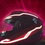 EMVANV Motorcycle Helmet LED Strip - Night Riding Sticker LED Strip Warning Motorcycle Helmet Light Signal Flashing
