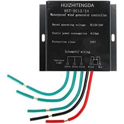 MPPT Wind Turbines Generator Charge Controller, 6000W-9000W 12/24V /48V MPPT Waterproof LED Overvoltage Speed Protection,48v