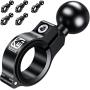BRCOVAN Aluminum Alloy 1 Ball Handlebar Mount Base for Rails 0.5 to 1.26 in Diameter, Compatible with RAM Mounts 1 Inch Ball Socket Arm & Motorcycle Bike Phone Mount Holder (Set of 5)