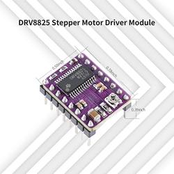 EC Buying DRV8825 Stepper Driver, DRV8825 Stepper Motor Driver Module for 3D Printer Stepper Driver 4-Layer PCB Board, Send Heat Sink(5PCS)