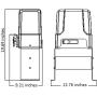 G.T.Master Fast Automatic Sliding Gate Opener Kit - DC Driveway Security Door Operator Hardware Kit with Remotes Control Infrared Photocell Sensor for Sliding Gates up to 1800lb and 40ft(GT1800DC)…