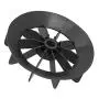 Ladieshow Small Air Compressor Fan Blade Direct‑on‑Line Motor 14mm Shaft 150mm Outer Diameter Ball Type
