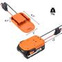 Power Wheel Adapter for Ridgid AEG 18V Hyper li-ion Battery with Fuse & Wire terminals, Power Connector for Rc Car, 14 Gauge Robotics, Rc Truck, DIY use, Work for Rigid L1815R B1820R L1830R Battery