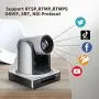 Caméra PTZ NDI Zowietek 30X avec streaming en direct PoE et sorties simultanées HDMI et 3G-SDI (1 pièce) + Contrôleur de caméra IP PTZ Zowietek | Clavier réseau PTZ | 4D Joystick Caméra PTZ NDI Zowietek 30X avec streaming en direct PoE et sorties simultanées HDMI et 3G-SDI (1 pièce) + Contrôleur de caméra IP PTZ Zowietek | Clavier réseau PTZ | 4D Joystick