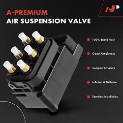 A-Premium Air Suspension Control Solenoid Valve Compatible with Volkswagen Phaeton 2004-2006 Audi A6 A6 Quattro A8 Quattro Allroad Quattro S6 S8 Bentley