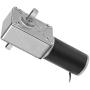 uxcell Double Shaft Worm Gear Motor DC 12V 5RPM High Torque Speed Reduction Motor with Metal Gearbox