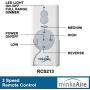 Minka-Aire F753-BNW, Java Brushed Nickel Wet 54