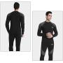 MEETWEE Thermal Underwear for Men, Fleece Lined Base Layer Set Cold Weather HeatGear Top & Long Johns for Skiing Motorcycle