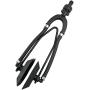 ISURE MARINE Universal Rectangular Dual Water Feed Outboard Motor Water Flusher Boat Ear Muff Engine Flusher for Marine Boat