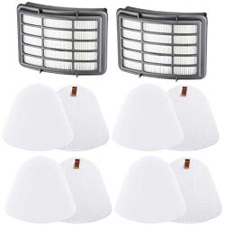 4+2 Pack Filters for Shark Vacuum Navigator Lift-Away ZU503AMZ, NV350, NV351, NV352, NV355, NV356E, NV357, NV360, NV370, NV391, UV440, UV490, UV500, UV540, UV541, UV550, CU500, Shark Replacement Filter Set XFF350 XHF350