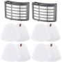 4+2 Pack Filters for Shark Vacuum Navigator Lift-Away ZU503AMZ, NV350, NV351, NV352, NV355, NV356E, NV357, NV360, NV370, NV391, UV440, UV490, UV500, UV540, UV541, UV550, CU500, Shark Replacement Filter Set XFF350 XHF350