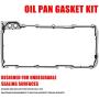 ORAEVY 12612350 OS30693R Oil Pan Gasket Set ， Compatible with LS Series Motor 4.8L 5.3L 5.7L 6.0L Chevy Silverado Suburban Tahoe Trailblazer Sierra Yukon Cadillac GMC Hummer