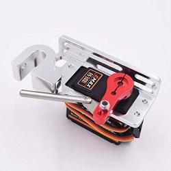 Isali Servo Parabolic Switch Device Aerial Vehicle Throw Device Tarot Dispenser with Servo Arm 25T for Remote Controller Car RC ES3001 - (Color: with servo Motor)