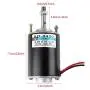 Moteur DC Réversible à Aimants Permanents 12V Mini Haut Débit Faible Bruit pour Générateur DIY (3500T/min) Moteur DC Réversible à Aimants Permanents 12V Mini Haut Débit Faible Bruit pour Générateur DIY (3500T/min)