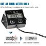 Runleader Digital Hour Meter Tachometer, Maintenance Reminder, User Shutdown , Use for ZTR Lawn Mower Tractor Generator Marine Outboard ATV Motor Snowmobile and Gas Powered Equipment (1)
