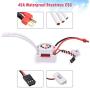 Surpass Hobby 2845 3800KV Waterproof Brushless Motor with 45A Brushless ESC and Program Card Combo for 1/14 1/12 RC Car