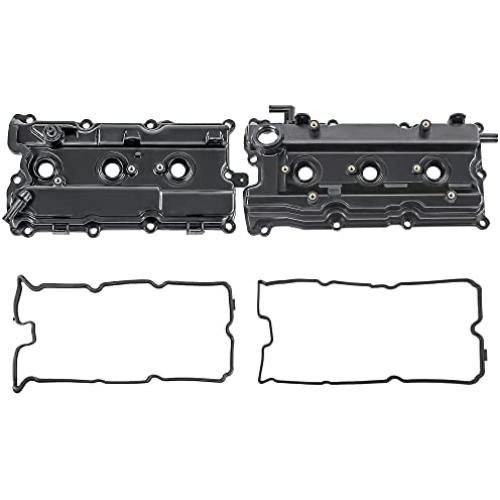 MOSTPLUS Engine Valve Cover Set Compatible with 02-07 I35 Altima Maxima Murano 3.5L 264-985 264-984 (Set of 2)