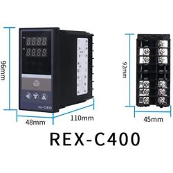 Digital LED Temperature Controller, All-Purpose Thermostat Fahrenheit and Centigrade Output Heating Cooling for Egg Hatching