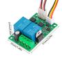 Motors Control Switch, Adjustable Duty Cycle CW CCW Rotation Motor Speed Controller Digital Display for Machine