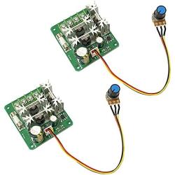 Motor Speed Controller 6V-90V DC Motor Pump CCMHCN PWM Speed Controller 15A PLC DC Motor Speed Controller With Control Knob(2 PCS)