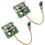 Motor Speed Controller 6V-90V DC Motor Pump CCMHCN PWM Speed Controller 15A PLC DC Motor Speed Controller With Control Knob(2 PCS)