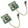 Motor Speed Controller 6V-90V DC Motor Pump CCMHCN PWM Speed Controller 15A PLC DC Motor Speed Controller With Control Knob(2 PCS)