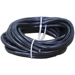 TOPENS 25FT Extension 5 Conductor Cable Original Core Wire for Gate Openers Arm Actuator Accessories 25 Feet Black