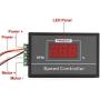 WINGONEER DC 6-60V 30A PWM DC Motor Speed Controller Adjustable Stepless Governor Regulator with Start Stop Switch