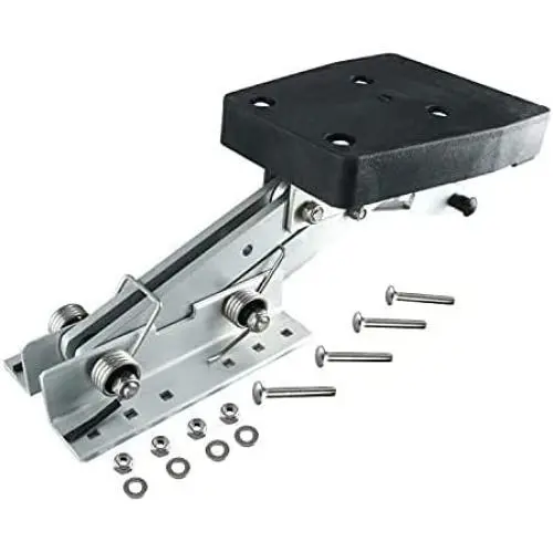HYDDNice Outboard Motor Bracket Mount Boat Auxiliary Heavy Duty Aluminium Marine Motor Bracket Max Load 7.5HP-20HP