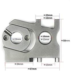 XT-XINTE RC Parts Motor Metal Mount Holder Accessories Compatible for Kyosho HSP Hobao FS ZD Racing Redcat 1/8 RC Cross Country Cars