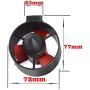 Underwater Thruster 16V 300W Brushless Motor with CW 3-Blade Nylon Propeller for RC Bait Tug Boat Nest Ship Submarine