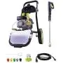 Sun Joe SPX9005-PRO Commercial Series 1300 PSI 2 GPM Max 2.15 HP Brushless Induction Motor Pressure Washer, w/Wall Mount and Roll Cage