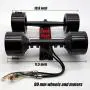 Dual Motor Set for Electric Skateboard 90mm Powered 10S 36V DIY Brushless Hub Motor Kit for Longboard Upgraded 77kv 400W 30 mph top Speed Skateboarding Equipment