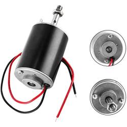 YaeGarden 12V 30W High Speed CW/CCW Permanent Magnet DC Motor Electric Micro Speed Reduction Geared Motor For DIY Generator (DC 12V 3000RPM)