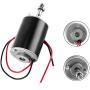 YaeGarden 12V 30W High Speed CW/CCW Permanent Magnet DC Motor Electric Micro Speed Reduction Geared Motor For DIY Generator (DC 12V 3000RPM)