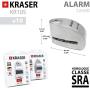 Verrou Moto KRASER KR10S avec Alarme 120dB Anti-Vol, Verrou de Sécurité Approuvé pour Freins à Disques, Verrou Moto Moto-Scooter, Axe Verrouillé ø10, Acier Inoxydable Verrou Moto KRASER KR10S avec Alarme 120dB Anti-Vol, Verrou de Sécurité Approuvé pour Freins à Disques, Verrou Moto Moto-Scooter, Axe Verrouillé ø10, Acier Inoxydable